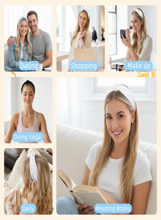 TERSE Headbands for Women Girls, Fashion Knotted Head Bands for Women's Hair - Image 5